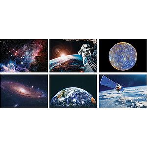 LUXE IMAGES FROM SPACE SPIRAL WALL CALENDAR