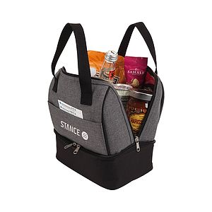 Two-Tone Heather Lunch Cooler Bag