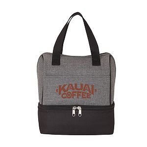 Two-Tone Heather Lunch Cooler Bag
