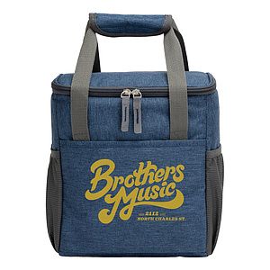 9 Can Heathered Lunch Cooler Bag