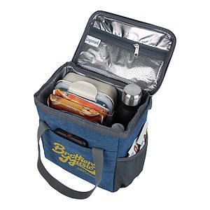 9 Can Heathered Lunch Cooler Bag