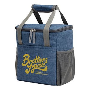 9 Can Heathered Lunch Cooler Bag