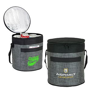 Two-Tone Grey Barreled Cooler