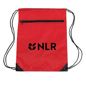 Velocity Zippered Drawstring Backpack