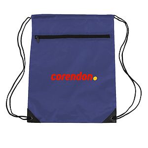 Velocity Zippered Drawstring Backpack