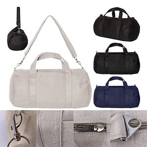 Cotton Canvas Duffel Bag