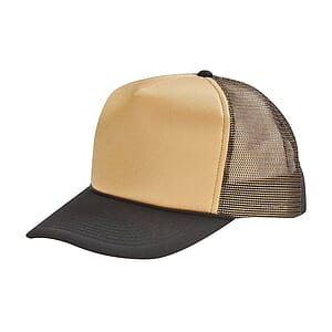 Metallic Edge Mesh Trucker Cap