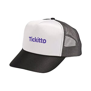 Metallic Edge Mesh Trucker Cap