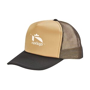 Metallic Edge Mesh Trucker Cap