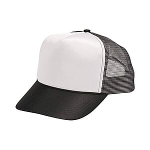 Metallic Edge Mesh Trucker Cap