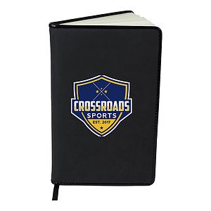 Badge Leatherette Notebook
