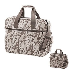 Digital Camo Briefcase Messenger Bag