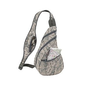 Digital Camo Crossbody Sling Backpack