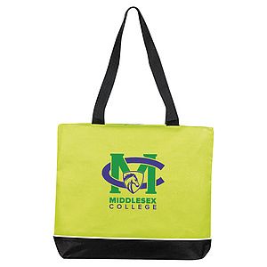 Zipper Shoulder Tote Bag