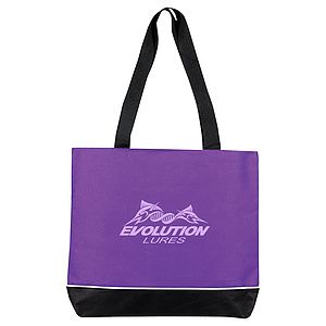 Zipper Shoulder Tote Bag