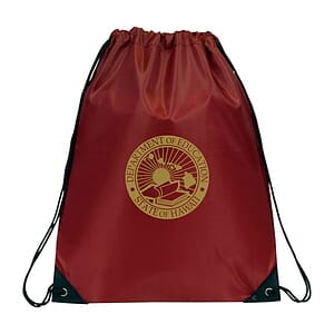 Poly Drawstring Backpack