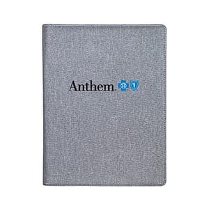 Linen Large Tech Organizer Portfolio Notebook