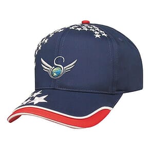 Cotton Twill 6 Panel Star Embroidered Cap