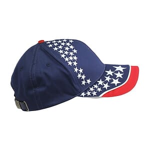 Cotton Twill 6 Panel Star Embroidered Cap