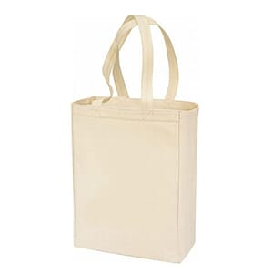 Cotton Canvas Shopping Tote Bag