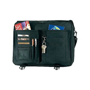 Poly Expandable Briefcase Messenger Bag