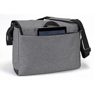 Heathered Laptop Messenger Bag