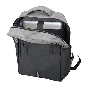 Heathered Two-Tone Laptop Backpack