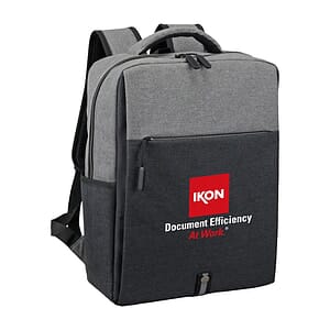 Heathered Two-Tone Laptop Backpack