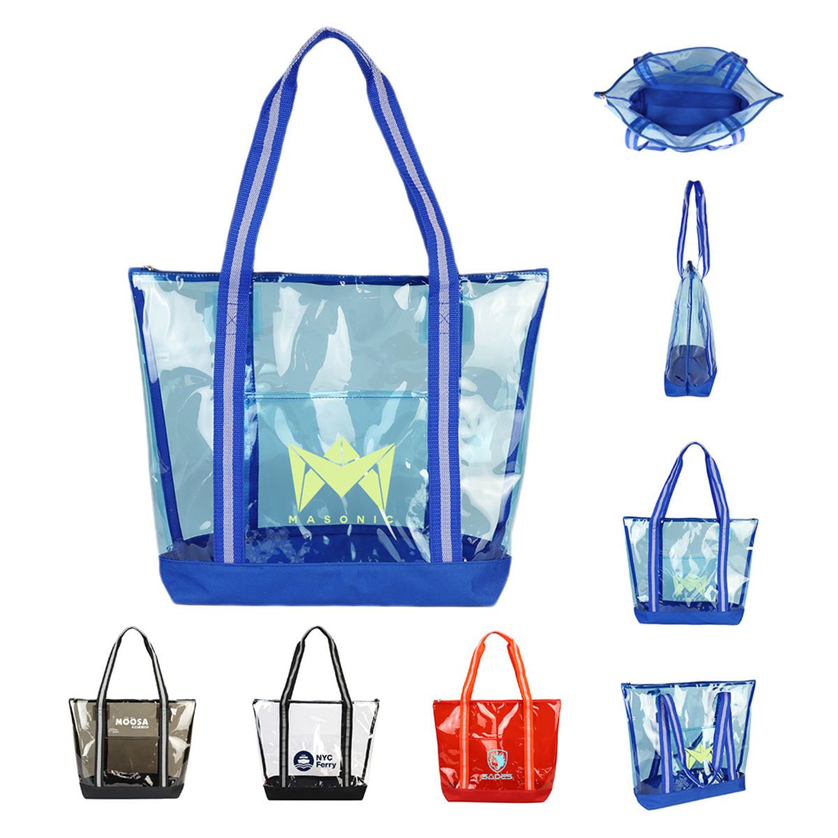 Modern Vinyl Boat Tote Bag