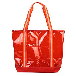 Modern Vinyl Boat Tote Bag