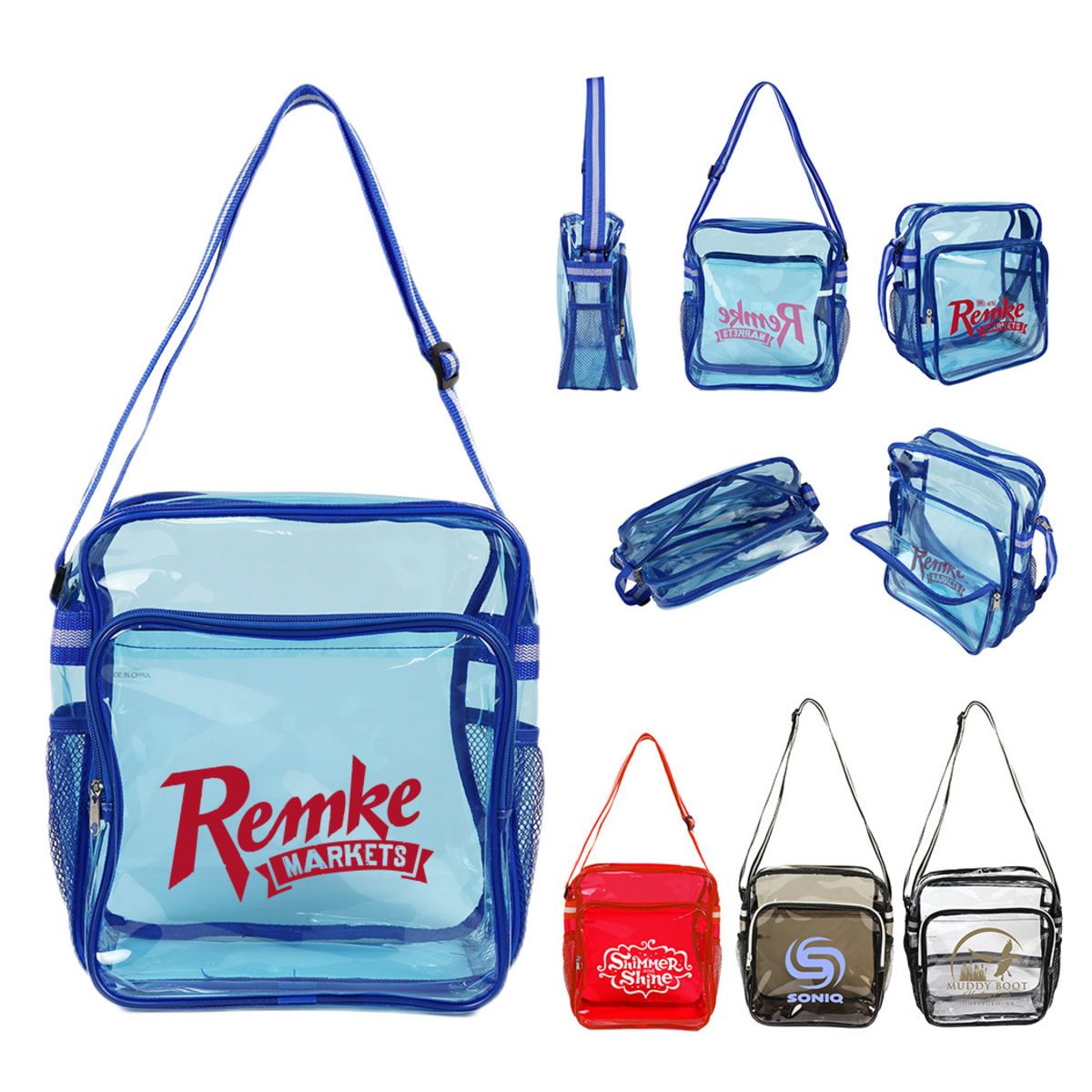 Municipal Clear Messenger Bag