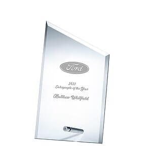 Sail with Aluminum Pole Jade Glass Award