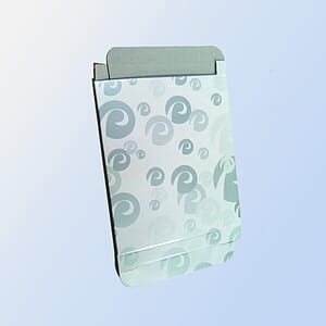 Jade Glass Cross Ornament