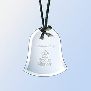 Jade Glass Bell Ornament