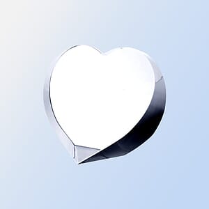 Crystal Heart Paperweight