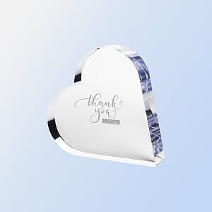 Acrylic Heart Award