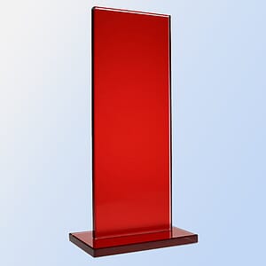 Jade Glass Red Rectangle Award