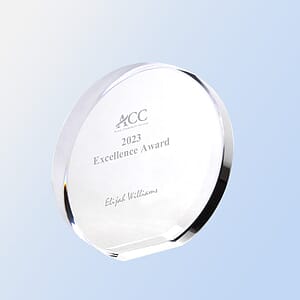 Circular Acrylic Award