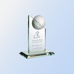Jade Glass Golf Ball Award