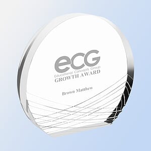 Sketched Circular Acrylic Award
