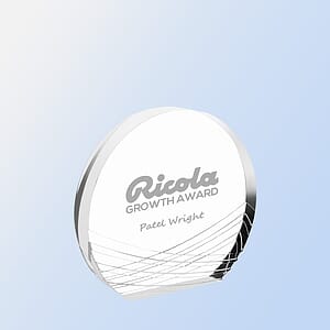 Sketched Circular Acrylic Award