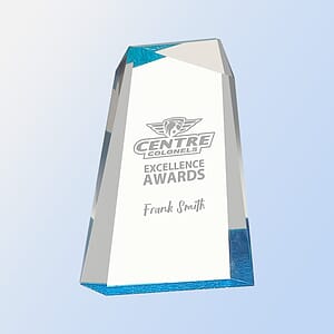 Acrylic Blue Mesa Award