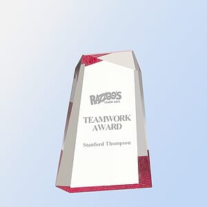 Acrylic Red Mesa Award