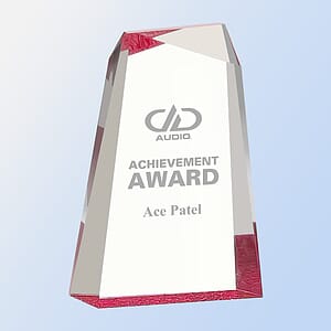 Acrylic Red Mesa Award