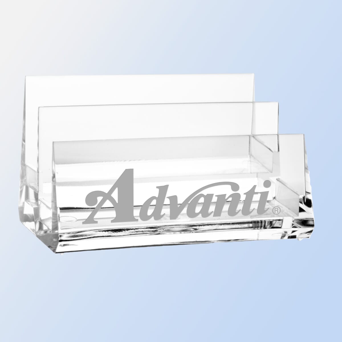 Acrylic Dual Tier Business Card Holder