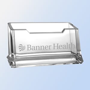 Acrylic Single Tier Business Card Holder