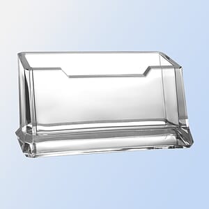 Acrylic Single Tier Business Card Holder