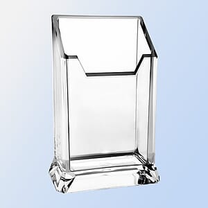 Acrylic Dual Tier Business Card Holder