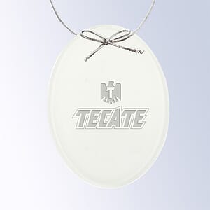 White Oval Ornament