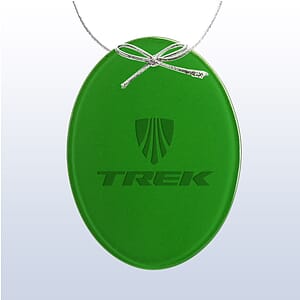 Green Oval Ornament